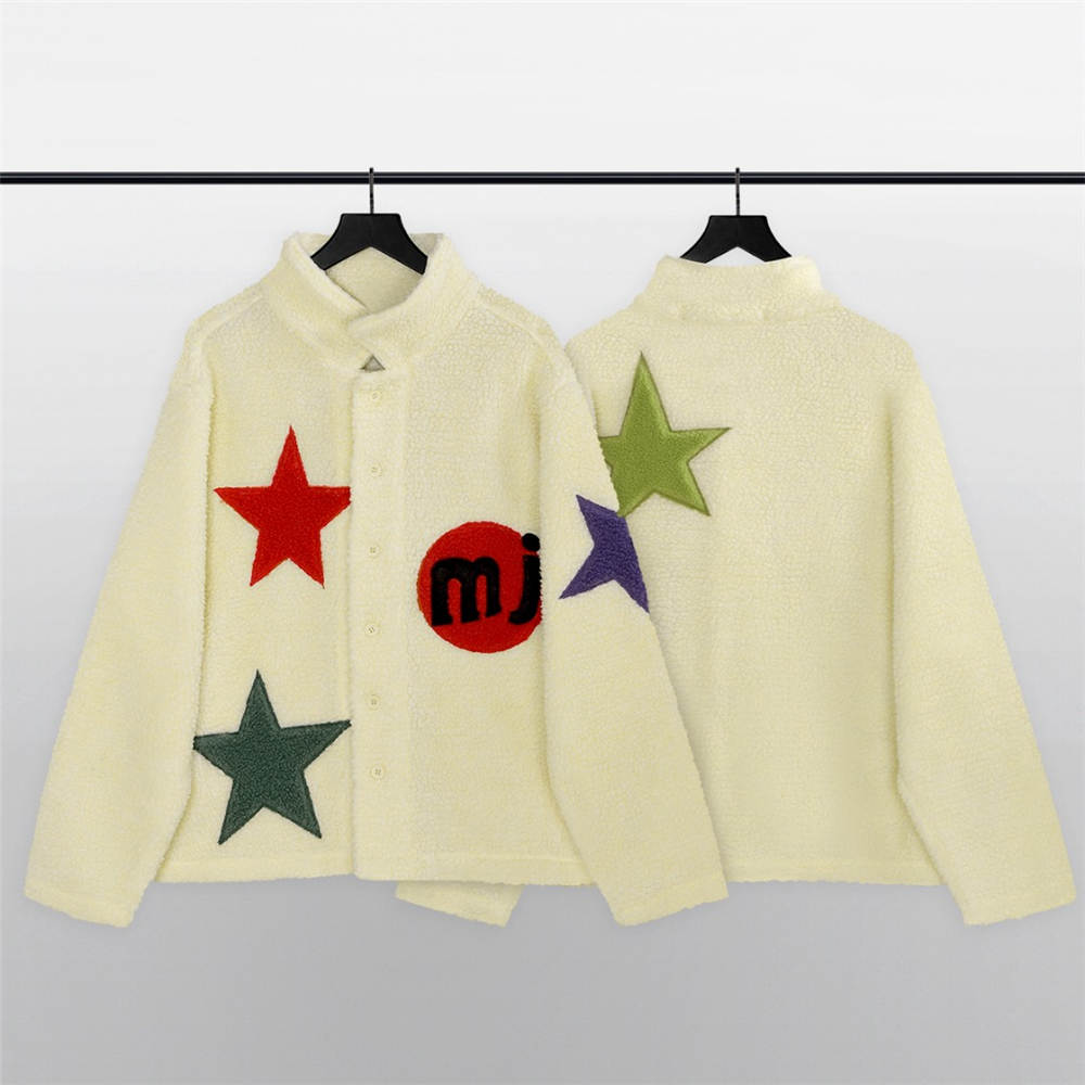 FOG CPFM star lamb wool coat yellow