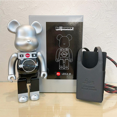 Bearbrick x Leica w/ Camera Strap 400% 28cm