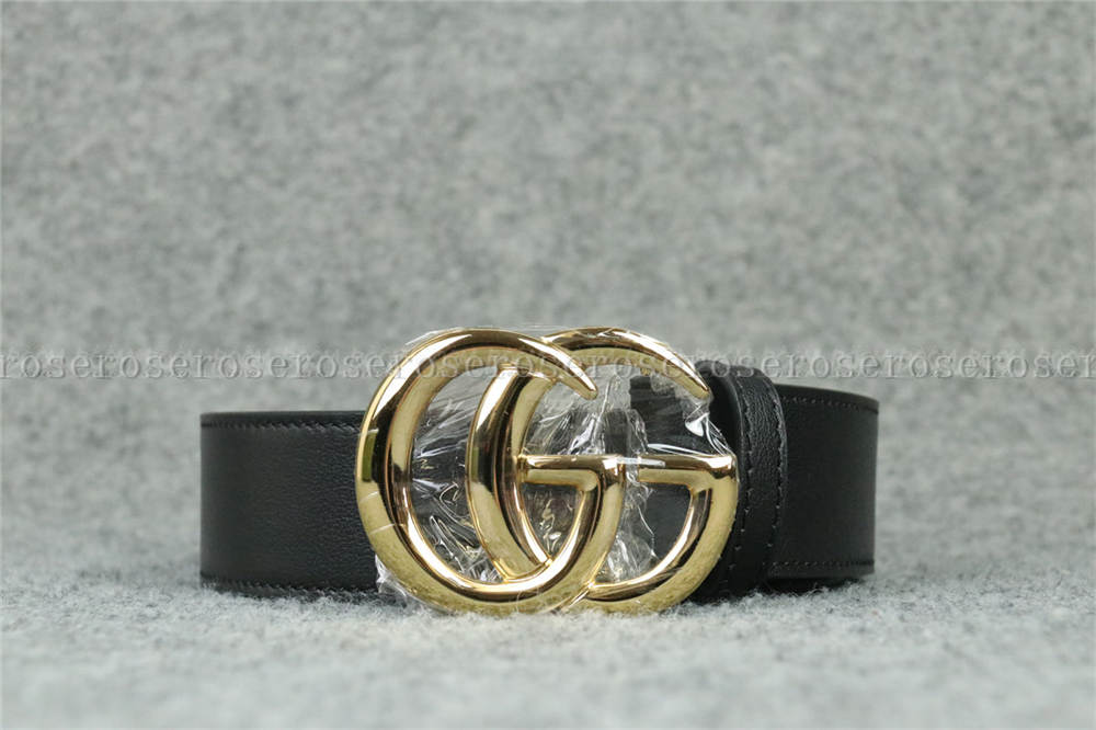 Gucci Double G Leather Belt Antique Brass Buckle 1 Width Black 414516 (CNFIRMT THE SIZE WITH SERVICE PLS)