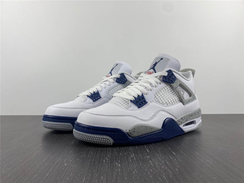 Jordan 4 Retro White Midnight Navy
