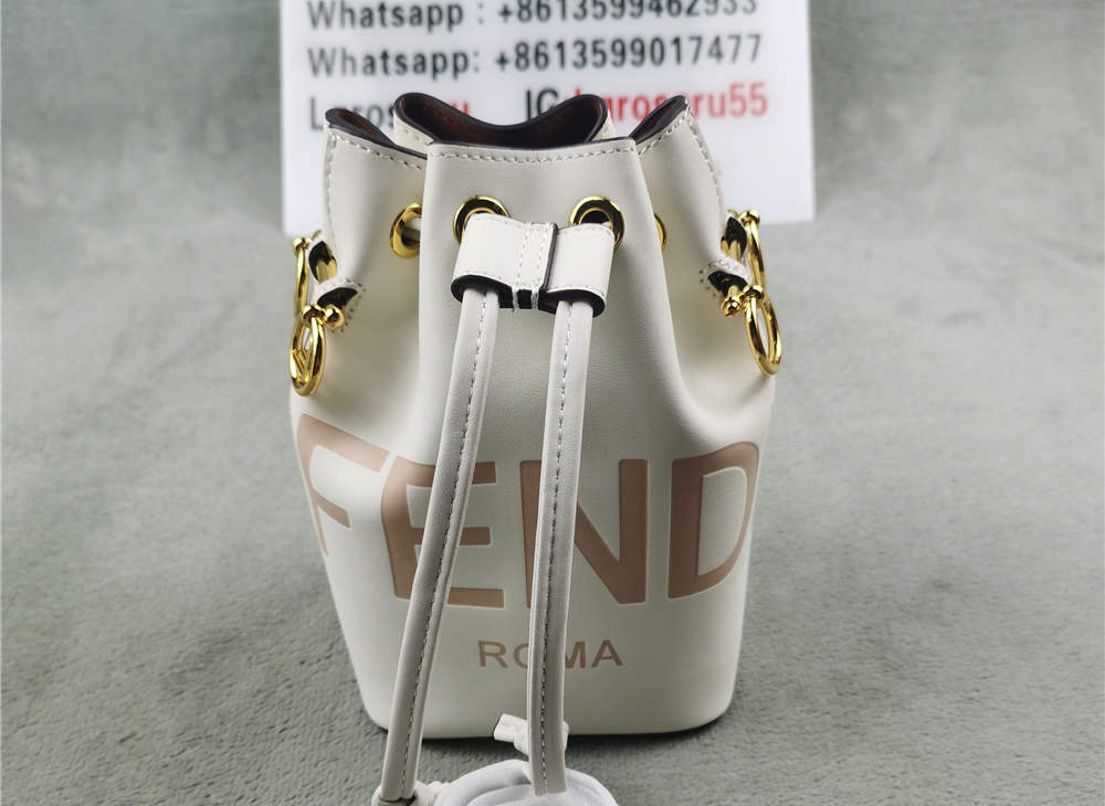 Fendi Montresor shoulder bag leather beige handbag