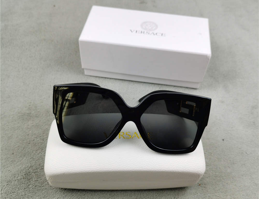 Versace VE4402 Black Rectangle Sunglasses