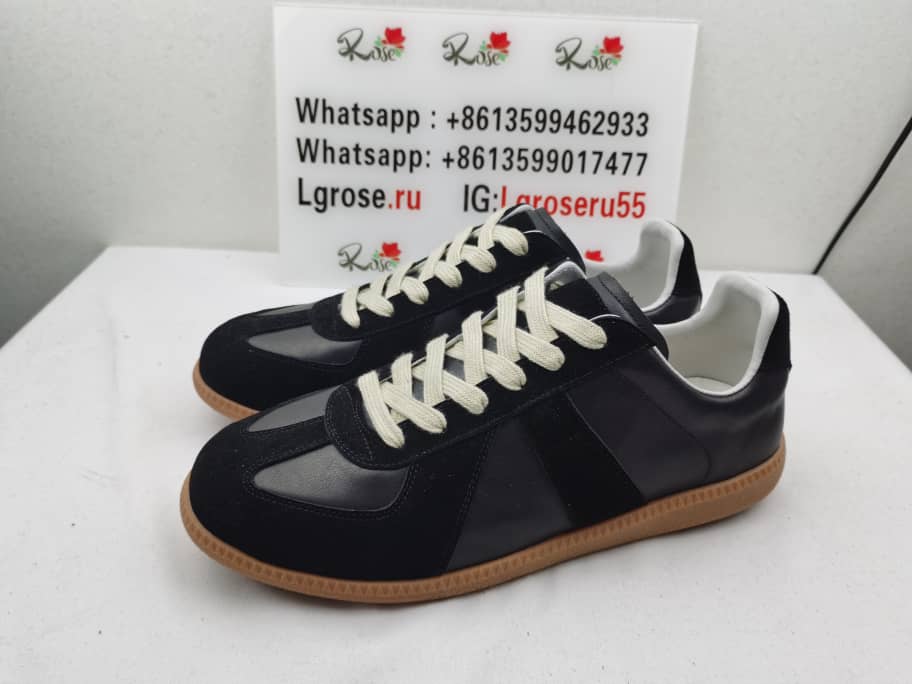 Maison Margiela Replica German Army Trainer Black Gum