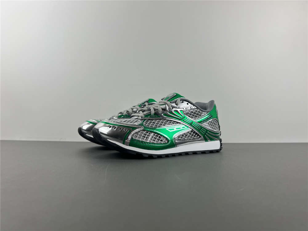 Bottega Veneta Orbit Sneakers Green