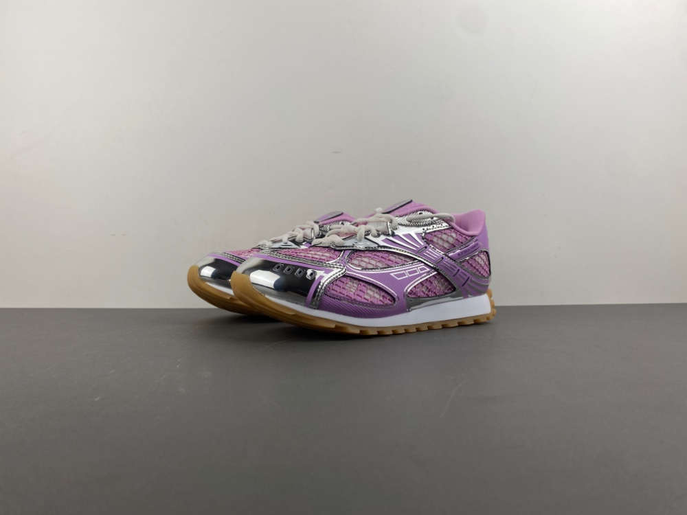 Bottega Veneta Wmns Orbit Sneaker Gloss Silver