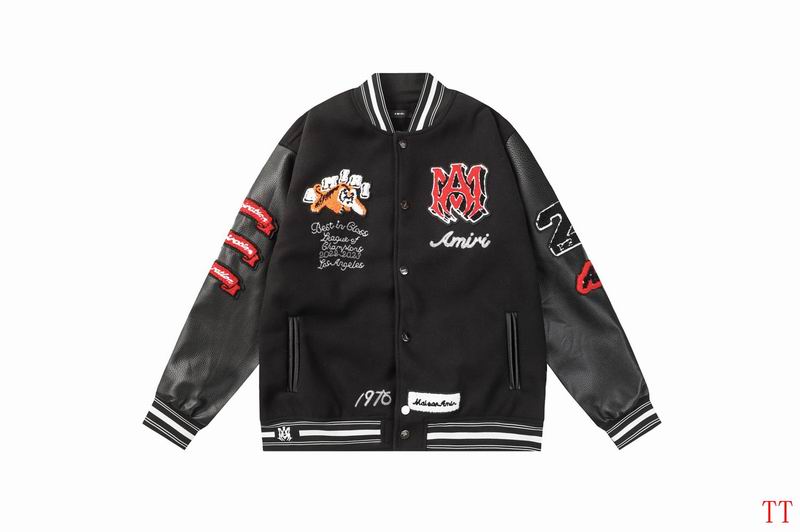 AMIRI Vintage patch varsity bomber jacket